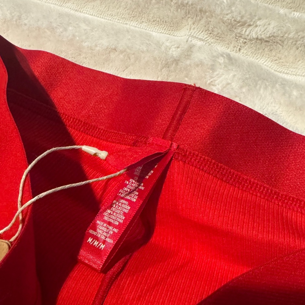 SKIMS RedCotton Rib Boxers - Picture 4 of 4